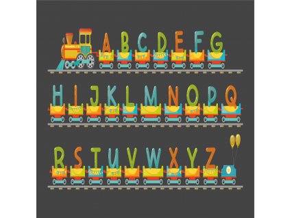 vláček s abecedou ok
