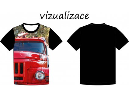 Hasičské auto vizualizace
