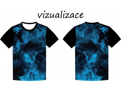 Modrý kouř vizualizace