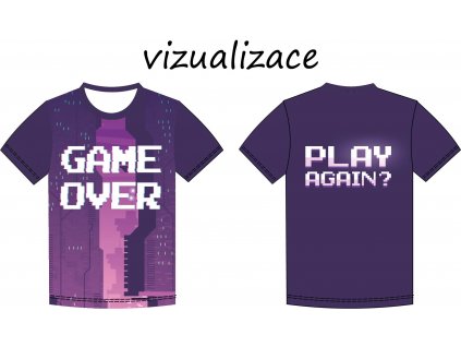 Game Over fialova vizualizace