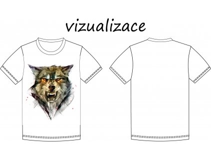 Hlava vlka vizualizace