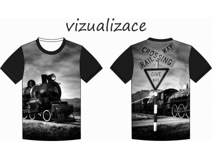 vizualizace pánské tričko