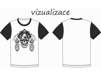 vizualizace pánské tričko