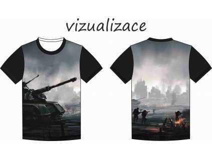 vizualizace pánské tričko ok