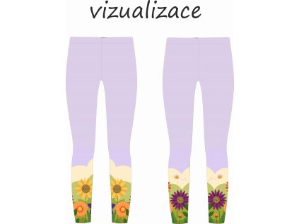 Veselé kytičky vizualizace