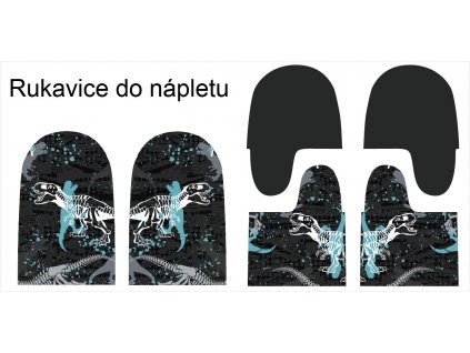 střih do nápletu Kostra dinosaura