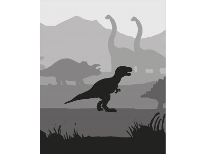 Obrysy dinosaurů 49x60