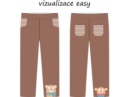 Medvídci kalhoty EASY vizualizace