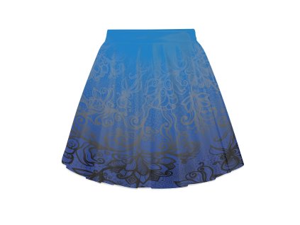 vizualizace ušitákrajka na modrem ombre