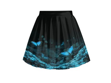 vizualizace ušitá MODRY MOTYL