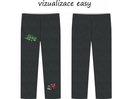 Kamiony KALHOTY SLIM UŠITÉ VIZUALIZACE