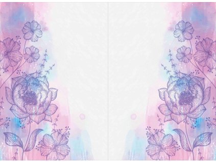 Akvarelová květina