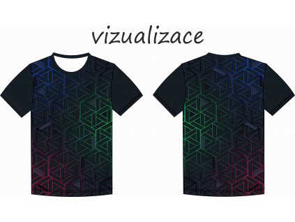 vizualizace pánské a dětské tričko
