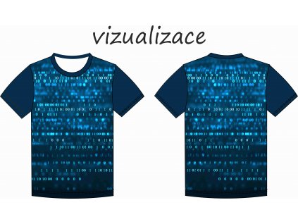 vizualizace pánské a dětské tričko