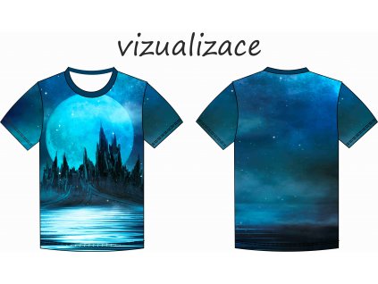 vizualizace pánské a dětské tričko