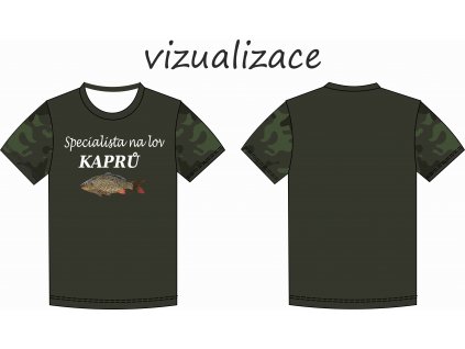 vizualizace pánské a dětské tričko ok