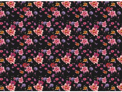 akvarelové květiny