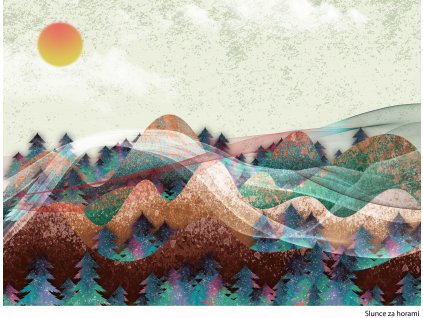 Slunce za horami
