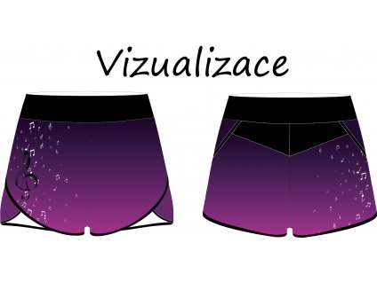 Noty na fialové ušité