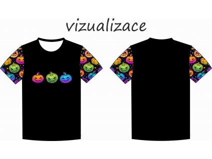 vizualizace pánské a dětské tričko