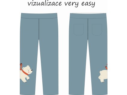 KALHOTY VERY EASY UŠITÉ VIZUALIZACE