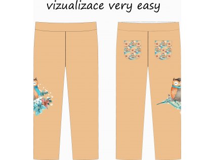 KALHOTY VERY EASY UŠITÉ VIZUALIZACE
