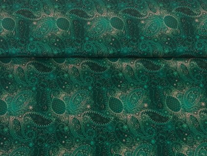 Paisley zelený