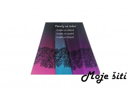 Panel balónová sukně Krajka na růžové