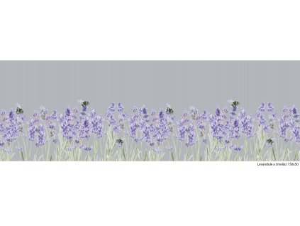 Levandule a čmeláci 150x50