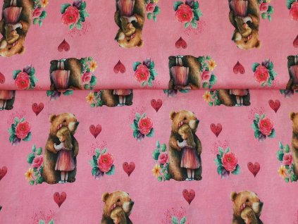 Holčička s medvídkem