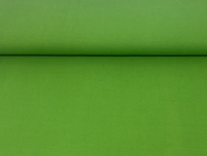 Bavlněný náplet s elastanem Zelené jablko K