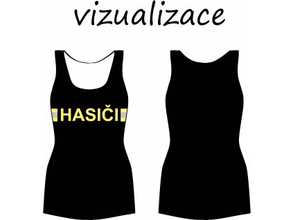 vizualizace dámské tílko