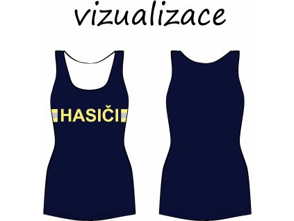 vizualizace dámské tílko