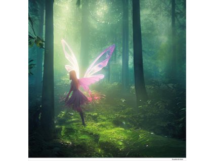 Dětský panel - Kouzelná víla 50x50