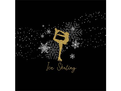 Dětský panel -  Krasobruslařka 50x50