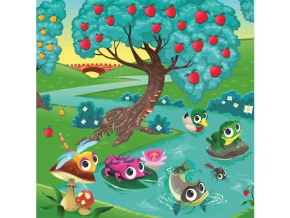 Dětský panel - Rybníček 50x50