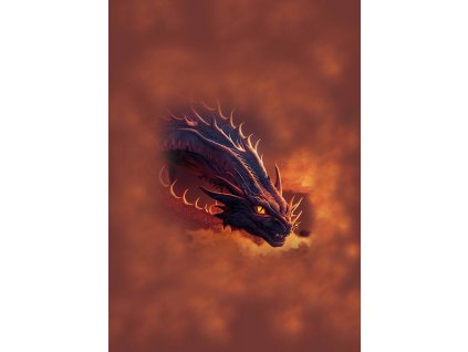 Dětský panel - Drak 50x70