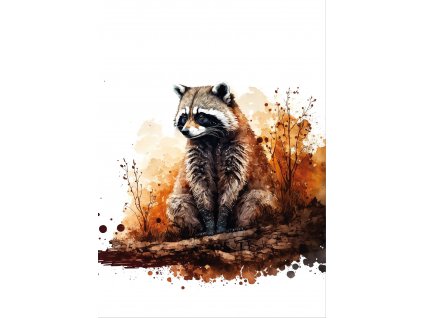 Dětský panel - Mýval 50x70