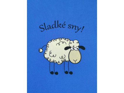 Dětský panel - Ovečka_Sladké sny 45x60cm MODRÁ