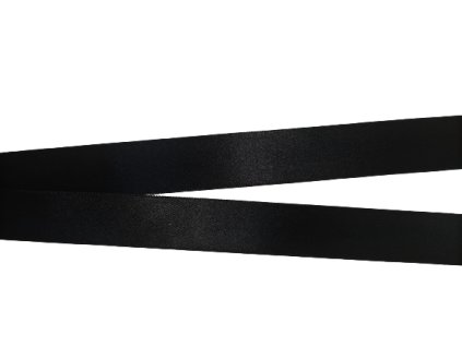Atlasová stuha 24mm černá