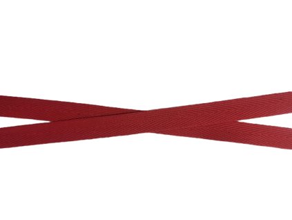 keprový proužek červený