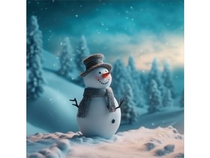 Sněhuláček 50x50