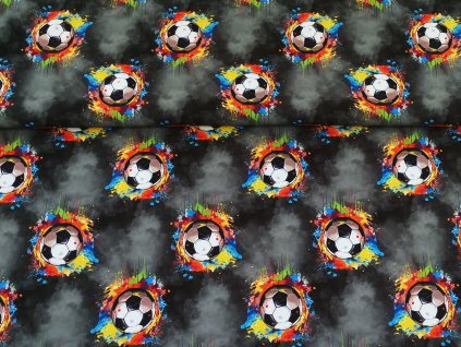Barevné fotbalové míče