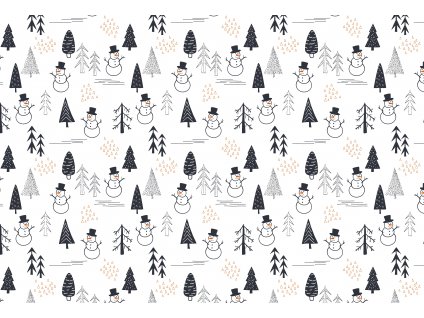 Sněhuláčci a stromečky 20x20