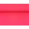 Bavlněný úplet s elastanem Zářivě růžový 200g/m2