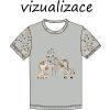 vizualizace tričko ZEBRA