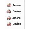 Hasičské auto a jména