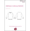 MIKINA BASIC střih