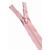 ZIP plastový 6mm dělitelný SVĚTLE RŮŽOVÝ