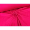 Počesaná teplákovina  s elastanem Jasně fuchsiová